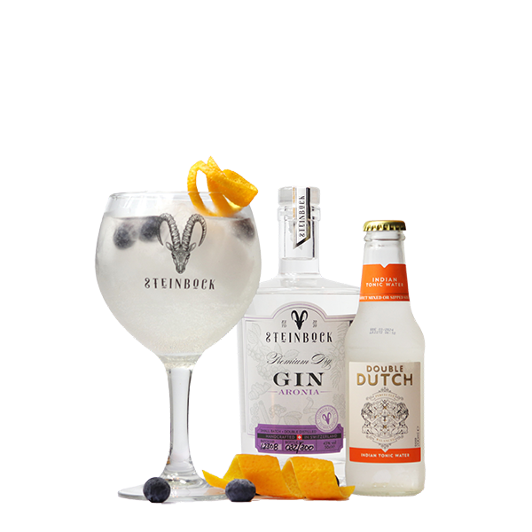 Aronia Gin & Tonic Cocktail von Steinbock Spirits