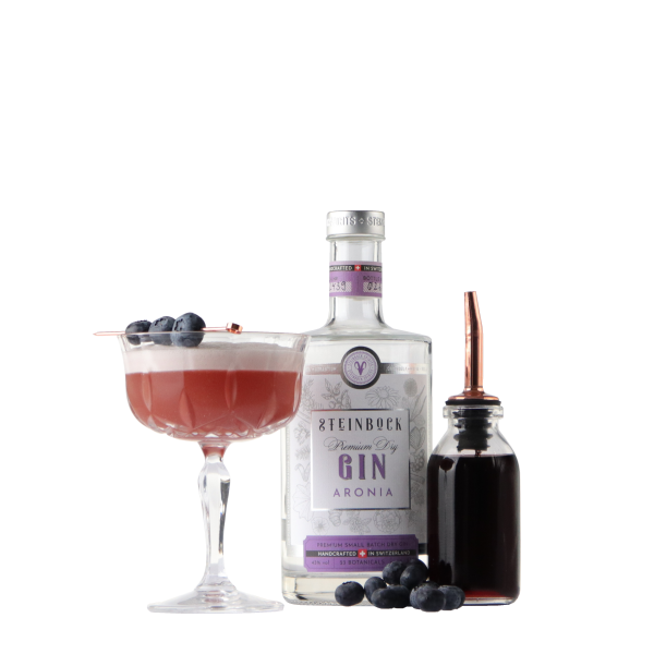Blueberry Club Cocktail von Steinbock Spirits