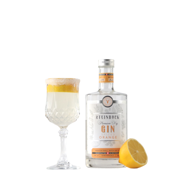 Gin Crusta Cocktail von Steinbock Spirits