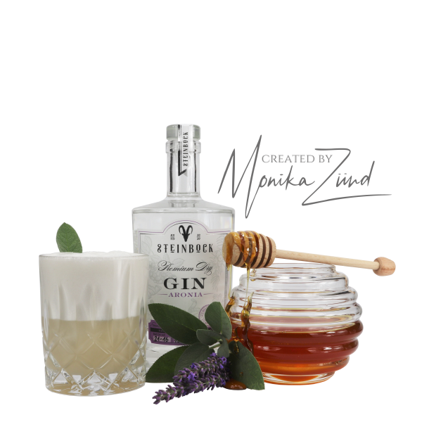 Sage Mountain Smash Cocktail von Steinbock Spirits