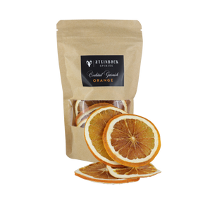 getrocknete Orangenscheiben als Cocktail Garnish von Steinbock Spirits