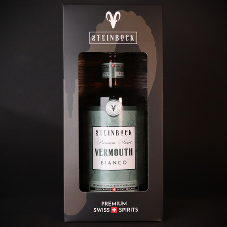 Steinbock Vermouth Bianco in einer stilvollen Kartonschachtel